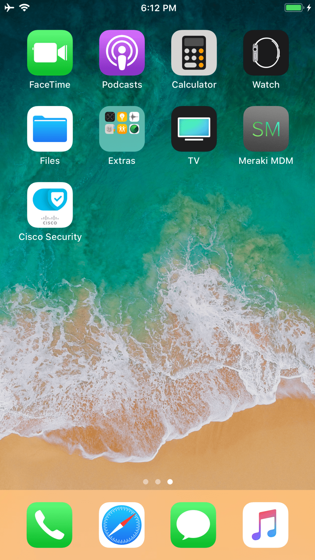 Figure 22 - CSC on Home Screen